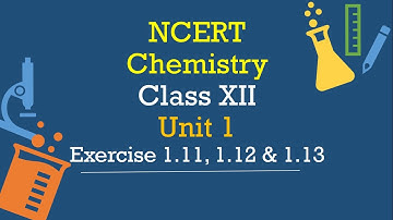 Chemistry Class 12 | NCERT Solutions Chapter 1 | The Solid State | Question 1.11, 1.12 & 1.13