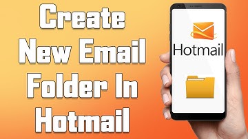 How To Create New Email Folder In Hotmail 2021 | Add New Folder In Outlook Mail Box From Mobile App