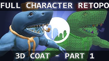Part 1: Retopologising a full character in 3D Coat