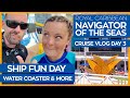 Navigator of the Seas | A Day at Sea, Water Slides and the Key | Royal Caribbean Cruise Vlog Day 03