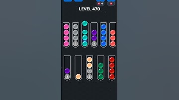 Ball Sort Puzzle nível 470 #games #gaming #gameplay #androidgames #puzzle #level #gamer #pop #sorts