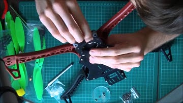 RCTimer Spider-4A1 FPV QuadCopter Timelapse Build - Part 1: Frame