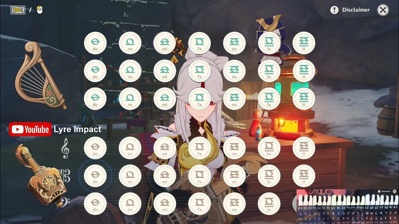 Albedo Theme song Floral Zither & Windsong Lyre Genshin Impact OST YouTube
