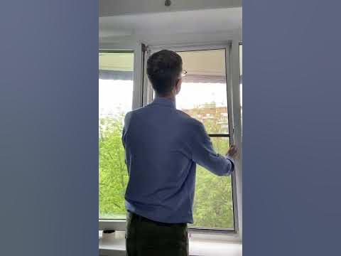 Как вставить москитную стеку. Вставная сетка Нортекс VSN. - YouTube