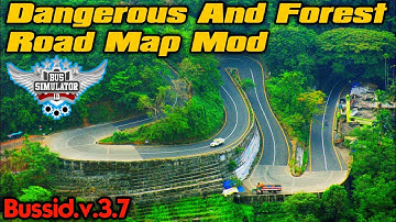 Map Mod Bussid 3.7- New Dangerous And Forest  Map Mod for bus simulator Indonesia by AS gaming 295