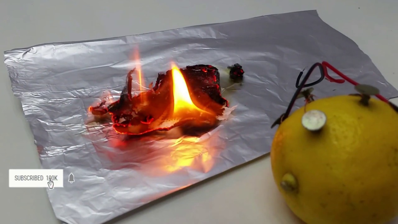 Light A Fire Using Lemon New Youtube