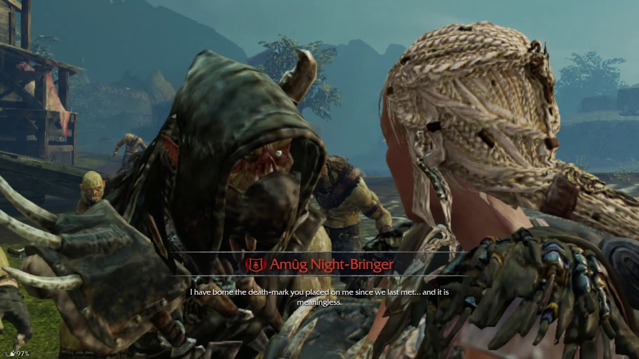 MiddleEarth Shadow of Mordor Amug Warchief Death YouTube