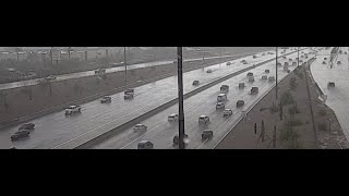 Rain falling in North Phoenix