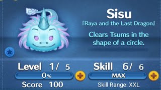 Disney Tsum Tsum SISU skill 6 gameplay New April 2022