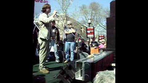Ryan Endicott Veterans for PEACE Protest Rally Mar...