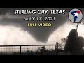 May 17, 2021 • FULL Chase Video of Crazy Texas Tornadoes and Hail!