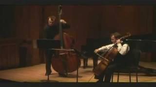 Video thumbnail of "Edgar Meyer duo for cello and bass, Fora Baltacigil bass" "Efe Baltacigil cello""
