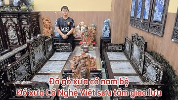 20/1/2025 Bộ trường kỷ tam sơn, tranh đồng quê khảm ốc, tượng phật di lặc, tượng quan công