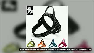 Truelove Soft Mesh Padded Nylon Dog Harness Vest 3M Reflective Security Dog Collar Easy Put on Pet H screenshot 3