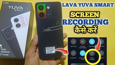 How To Screen Recording in Lava Yuva Smart | Lava Yuva Smart में Screen Recording कैसे करें |
