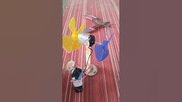 haw to make dc fan doble propeller ⚙️⚙️ science project #shortvideo