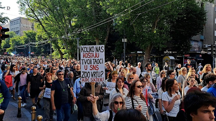 Zborovi se okupili protiv "Ćacilenda": "Vratite nam park!", rok policiji 5 dana da ispuni zahteve