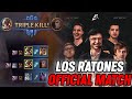 POPPING OFF ON LOS RATONES OFFICIAL MATCH  | Crownsh0t ft. Caedrel, Baus, Nemesis, Rekkles &amp; Velja