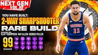 BEST 2 WAY SHARPSHOOTER BUILD ON NBA 2K22 RARE BUILD SERIES VOL. 10