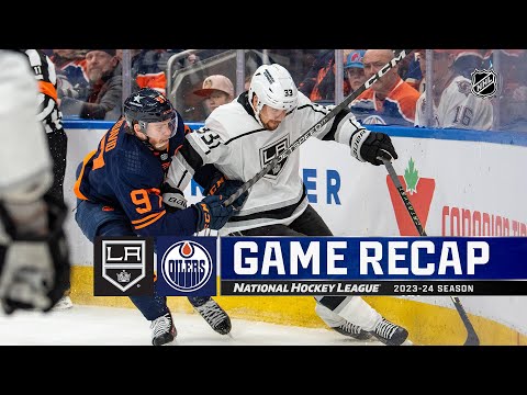 Kings @ Oilers 3/28 | NHL Highlights 2024