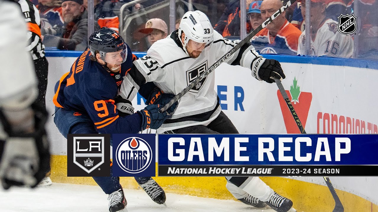 Kings @ Oilers 3/28 | NHL Highlights 2024