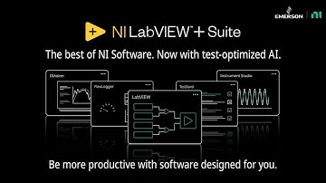 NI LabVIEW+ Suite. Now with test-optimized AI