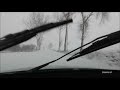 Winter driving in snowy Poland with ancient, dark Slavic music.