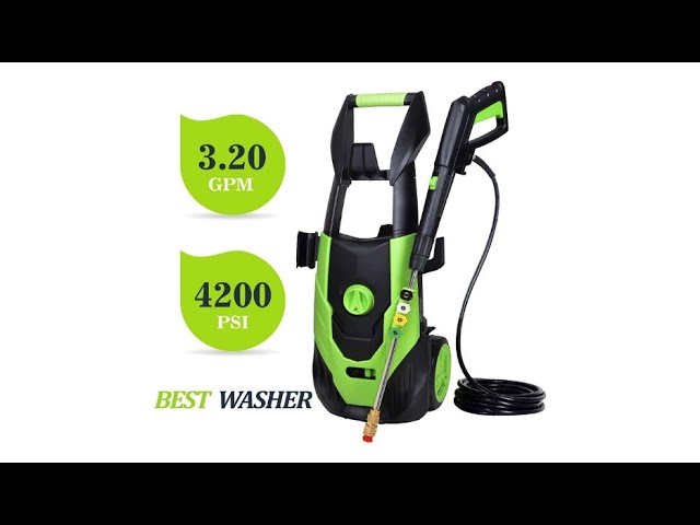 PowRyte Elite 4200PSI 3.2GPM Electric Power Washer with 5 Quick-Connect  Spray Tips 