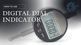 How To Use Digital Dial Indicator Range 0 - 127Mm 254Mm Resolution 001 0001