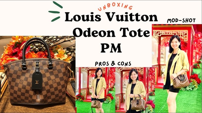 Louis Vuitton, Bags, Louis Vuitton Damier Ebene Odeon Tote Pm