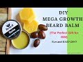 DIY BEARD BALM FOR COARSE and CURLY HAIR || AFRO