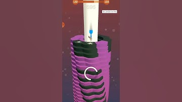 Stack Ball level 132 | android,iOS gameplay | #Shorts #Games offline games |RIDER0496