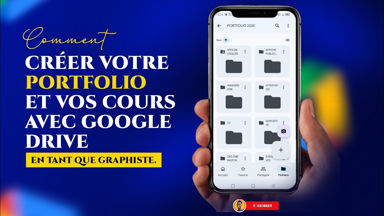 CRÉEZ UN PORTFOLIO PRO AVEC GOOGLE DRIVE – Spécial Graphistes
