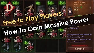 How to Get A Massive Power Boost as a Free to Play Player in Diablo Immortal