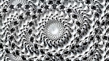 VJ Loop Factory Paper Mandala Background Projection