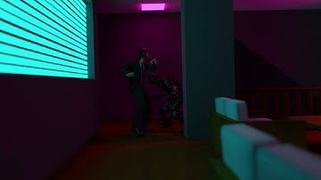 john wick club fight scene test render (blender)