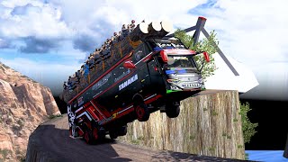 So Crazy! Overloaded Buses On The Most Dangerous Roads | Euro Truck Simulator 2