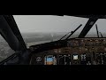 Msfs  low visibility landing at egcc  pmdg 737700