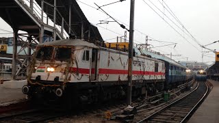 SCSMT KOLHAPUR - MANUGURU EXTENDED INAUGURAL RUN || 11304 || @ SECUNDERABAD || INDIAN RAILWAYS ||
