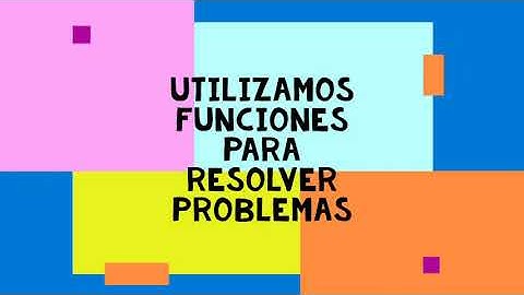 Programación modular (funciones)