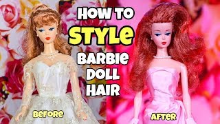 HOW TO STYLE BARBIE DOLL HAIR | JAYMES MANSFIELD