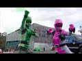 Power rangers beast morphers green  pink ranger morph  4k u fanmade edit  13