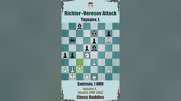 RICHTER-VERESOV ATTACK || Smirnov, I UKR vs Yagupov, I. || Autumn I, Alushta UKR 2002