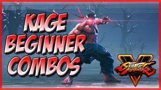 SFV: Kage Tips - Beginner Combos