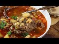 Hungarian Goulash/ Authentic Recipe with Hungarian Pinched Noodles