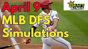 Top NBA DFS Plays based on 10,000 Simulations Saturday April 9