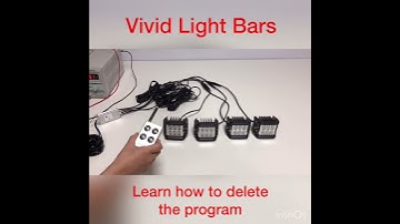 Learn how to delete the program of wireless remote controller