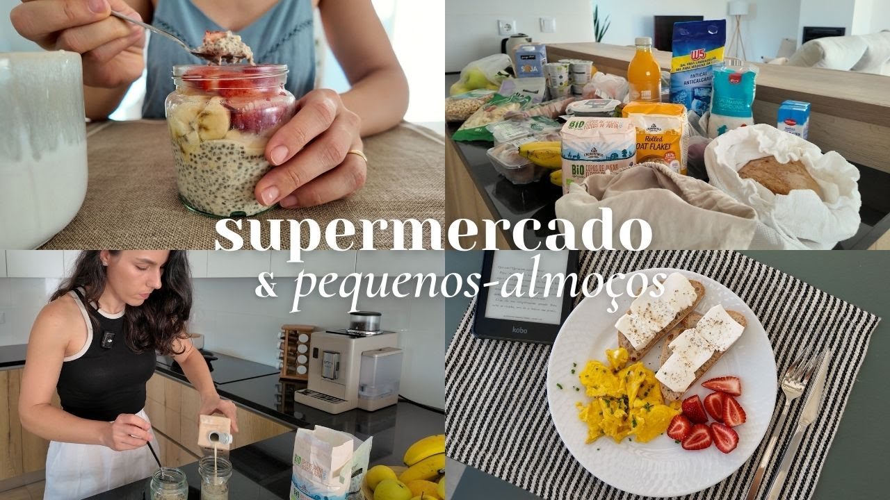 Compras de Supermercado no Lidl e Pingo Doce + 3 Receitas Simples e Deliciosas de Pequeno-Almoço 😍