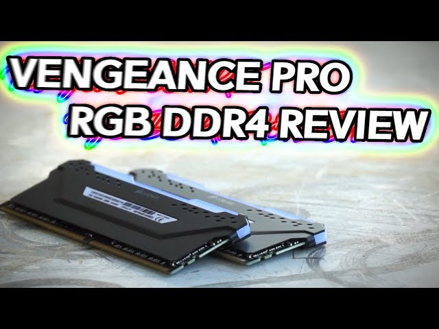 CORSAIR Vengeance RGB PRO DDR4 3200 Review