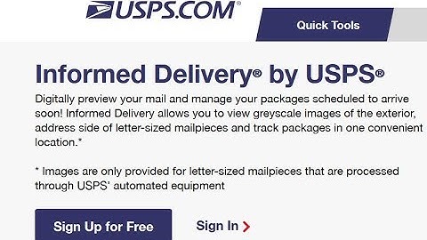 Informed Delivery by USPS | See your Mail in your Email for FREE